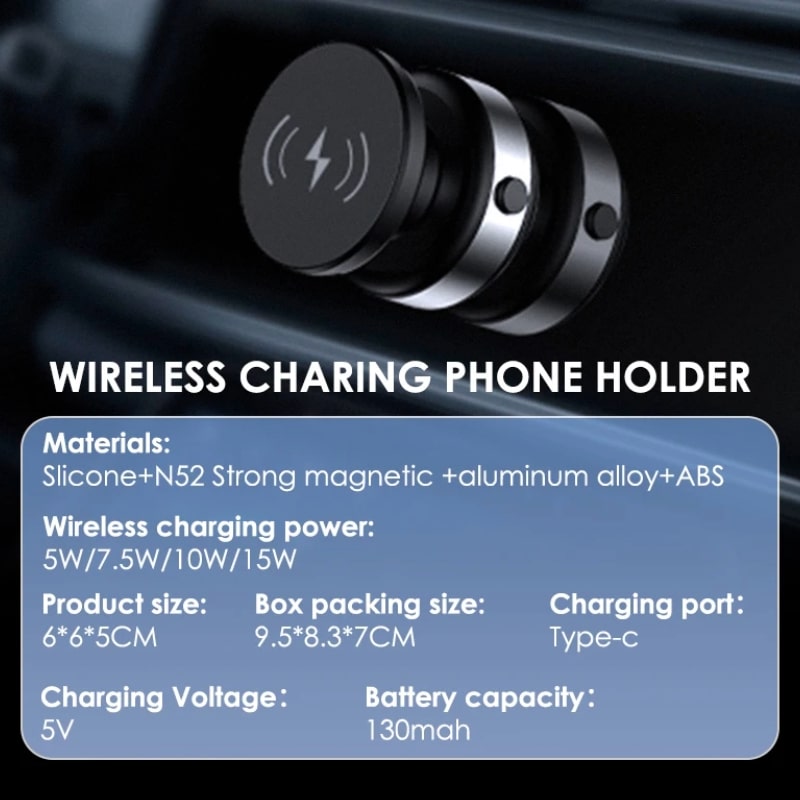 Vacuum Magnetic Phone Holder με Δυνατή Απορρόφηση & Βάση Κενού Αέρα