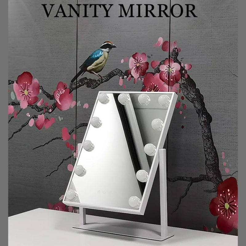 Hollywood LED Καθρέφτης Μακιγιάζ με Ρυθμιζόμενο Φως